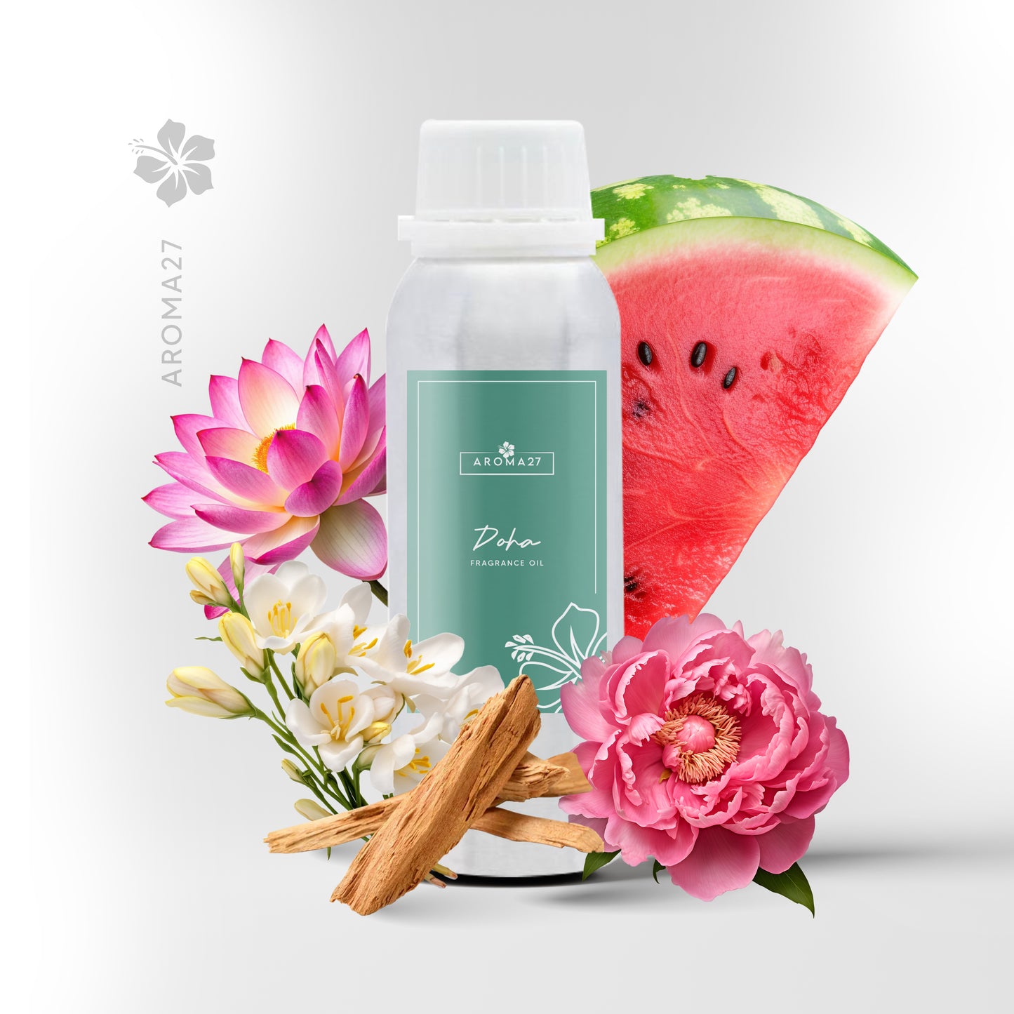 Doha de Aroma 27, a home fragrance that encapsulates the splendid opulence and cozy atmosphere of the legendary Ritz Carlton Hotel in Doha. This exclusive fragrance is designed to immerse your space in the luxurious atmosphere of one of the most prestigious destinations in the world, offering an oasis of calm and sophi…