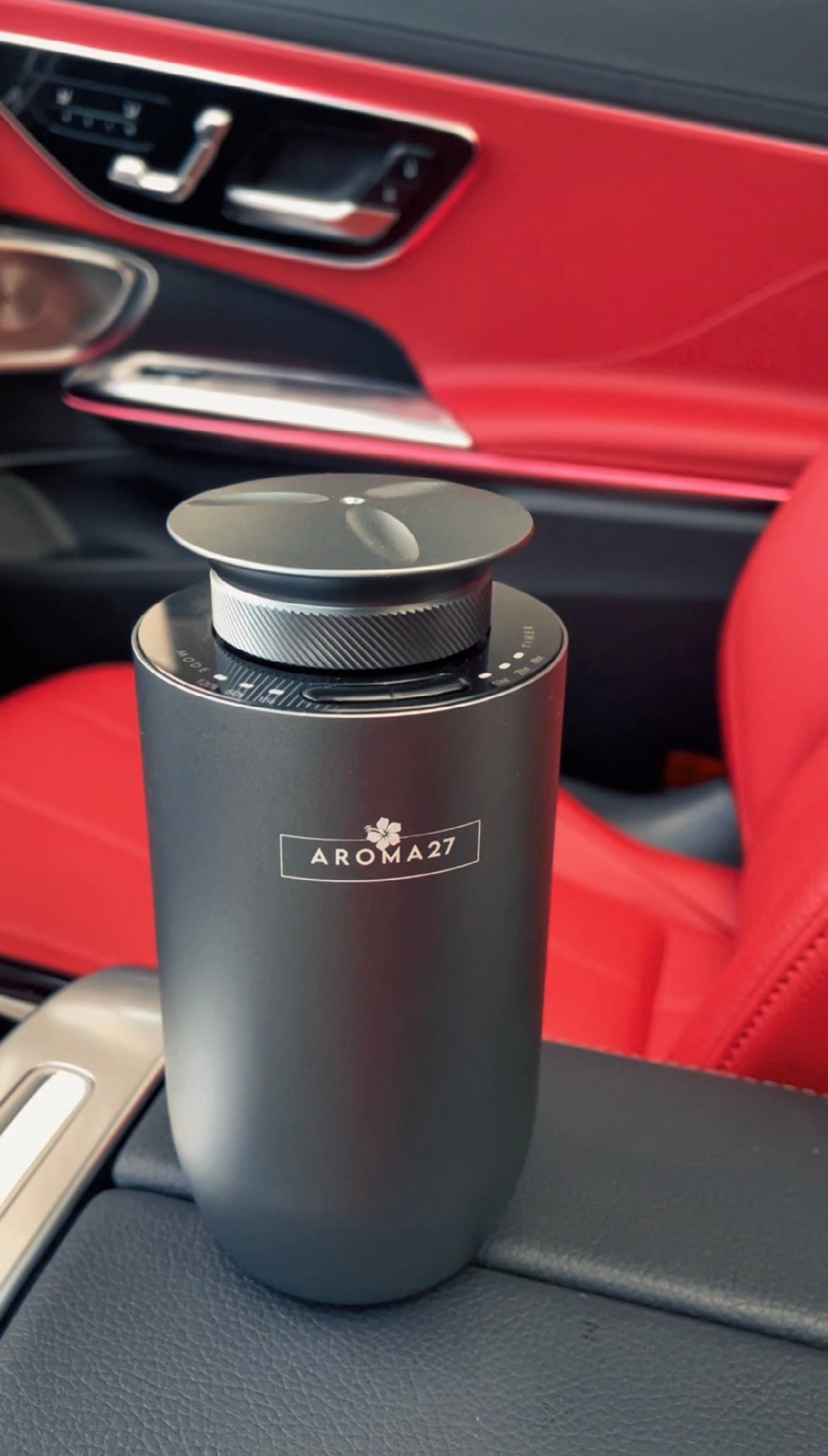 Scent Car Oil Diffuser Pewter
