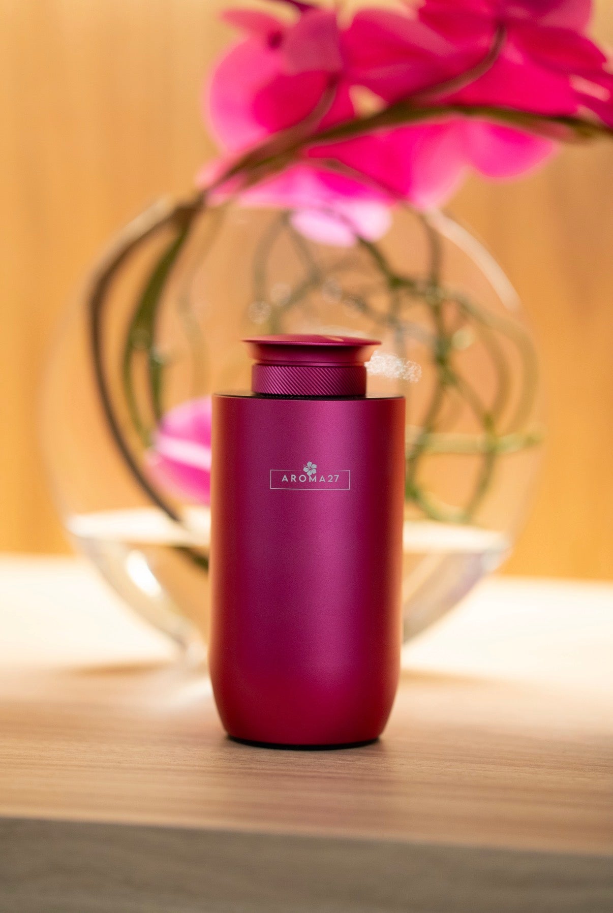 Scent Car Oil Diffuser Pink