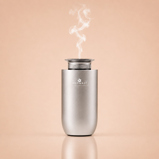 Scent Car Oil Diffuser Silver