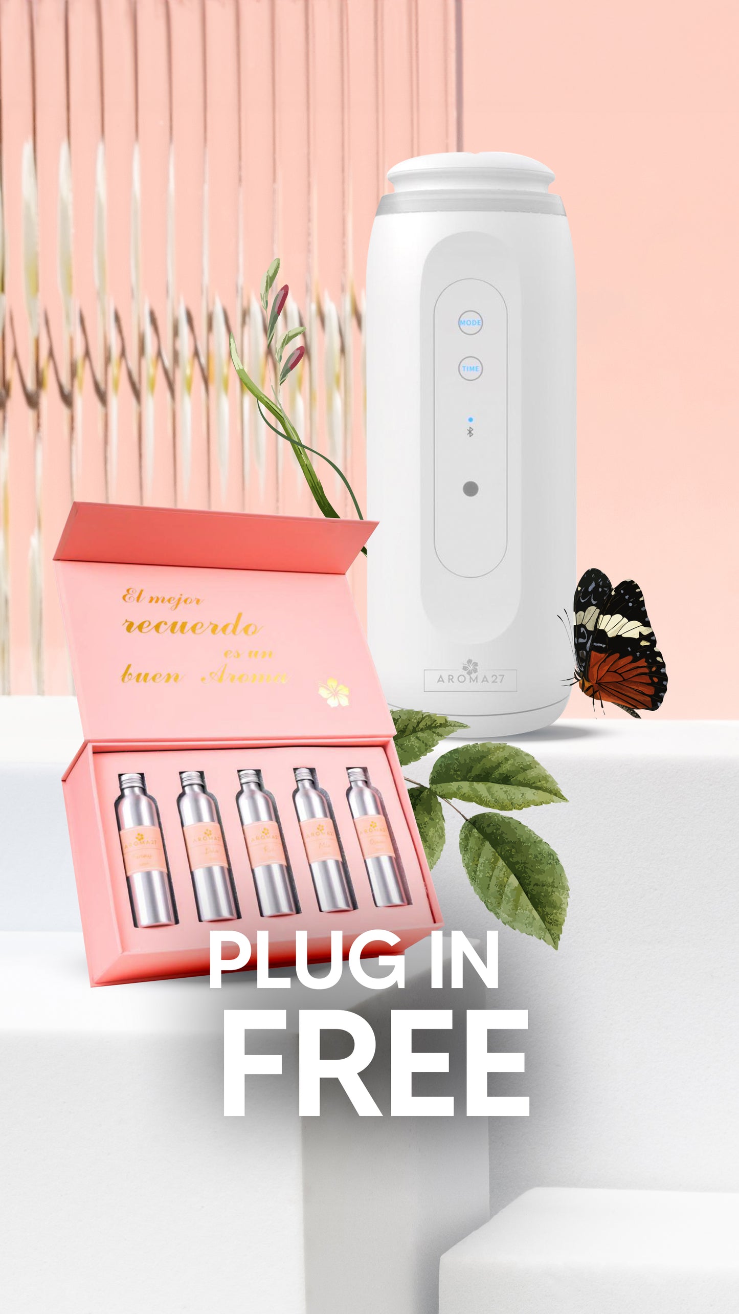 Set of Five Fragrances + Free Diffuser Oil Plugin